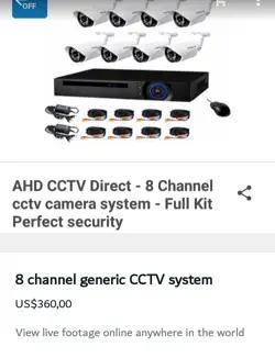 8 Channel cctv system