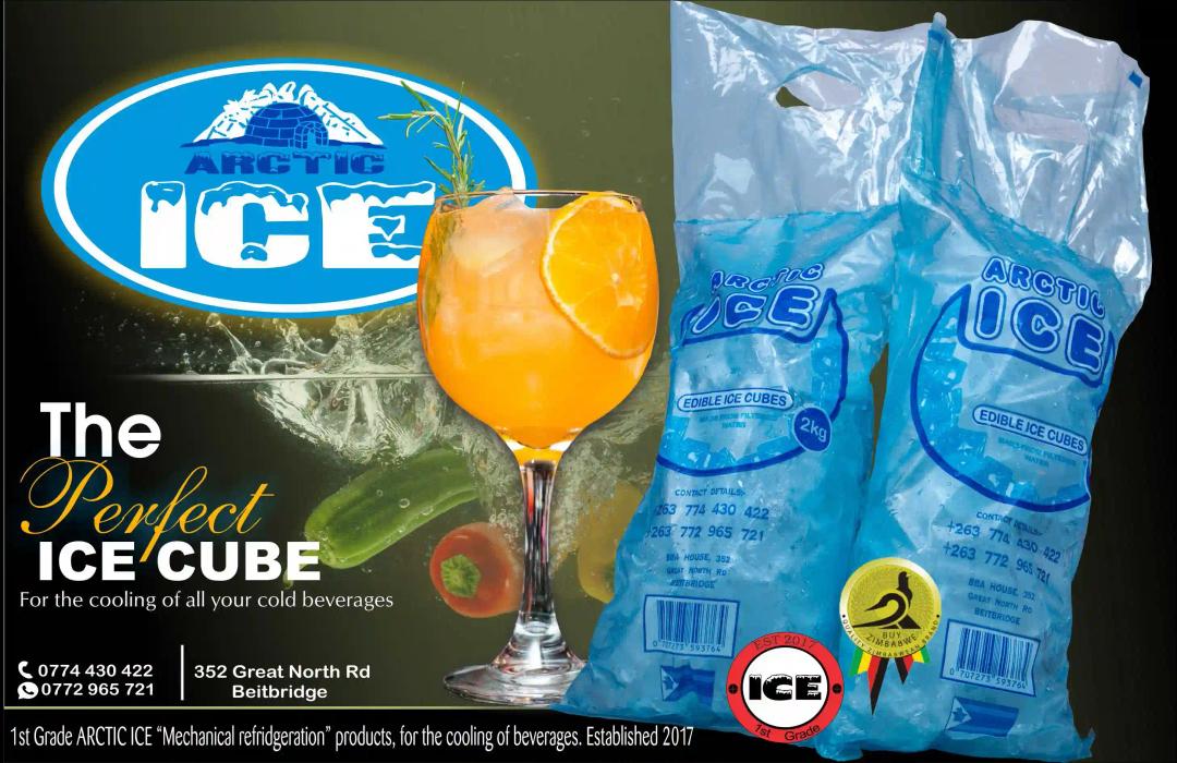 Commercial edible ice block/cubes 