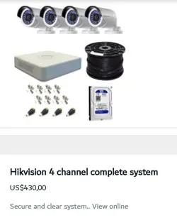 HIKVISION 4 CHANNEL CCTV