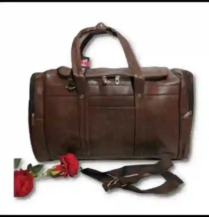 Traveling leather bags