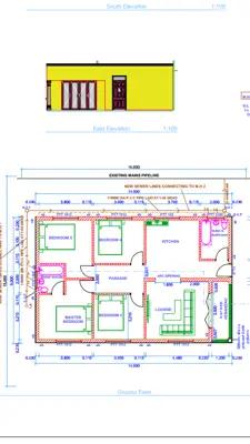 Parapet house plan