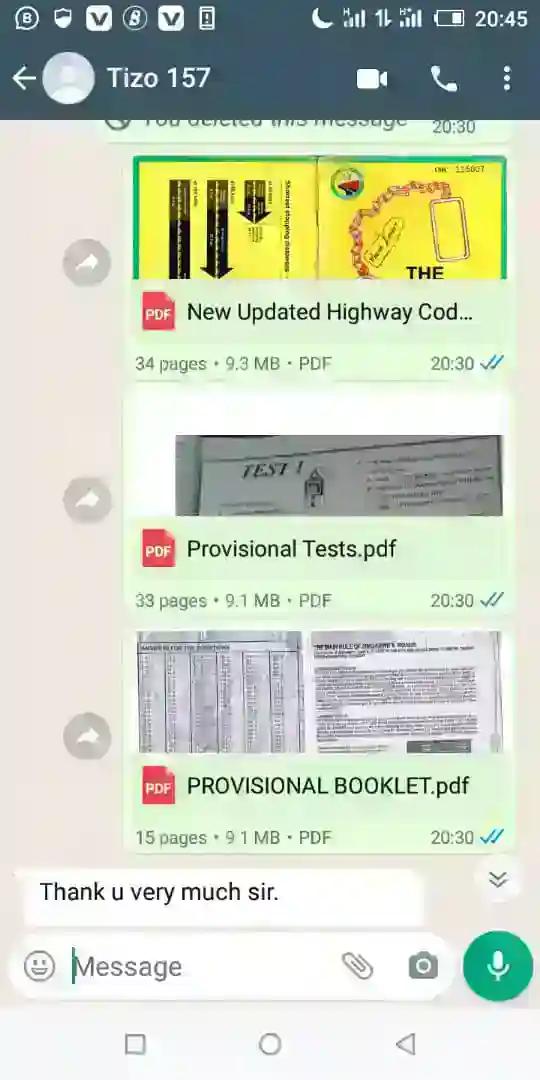 Provisional licence study material
