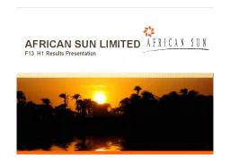 African Sun Re-Opens Some Hotels