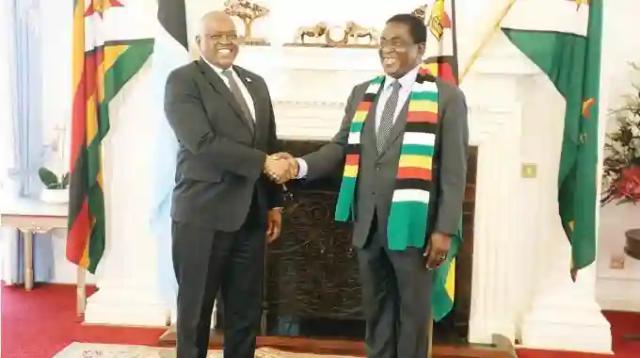 Botswana's President Masisi Has Congratulated Zimbabwe's President-elect Mnangagwa