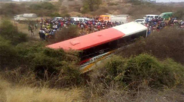 BREAKING: Passengers Injured In TOMBS Bus Accident