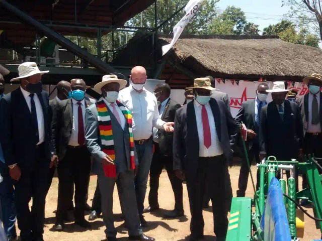 ED Officially Opens Harare Agricultural Show
