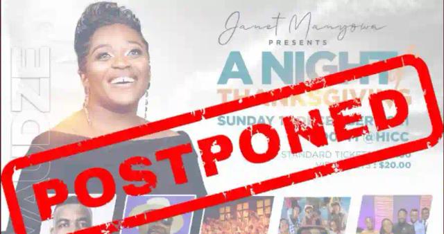 Janet Manyowa Has Postponed Her Year-end Show