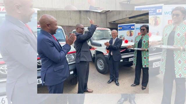 Japan Ambassador Donates 2 Ambulances To Zimbabwe's Health Ministry