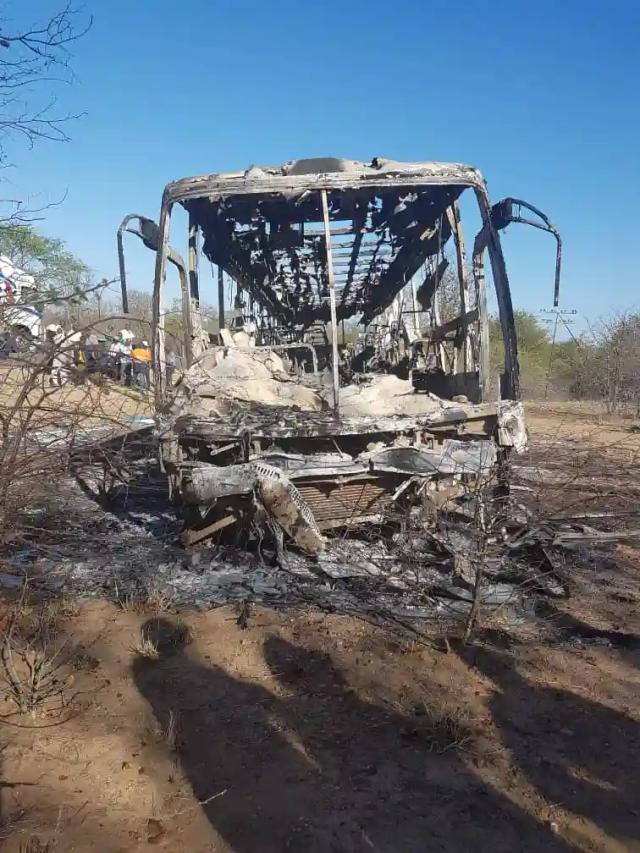 Mnangagwa Mourns Victims Of The West Nicholson Bus Accident