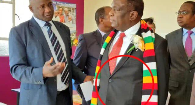 Mnangagwa Reportedly Wears Bulletproof Vest To Clinic Opening
