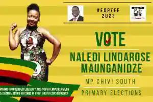 Naledi Maunganidze To Contest As The Zanu PF Candidate For KIller Zivhu's Seat