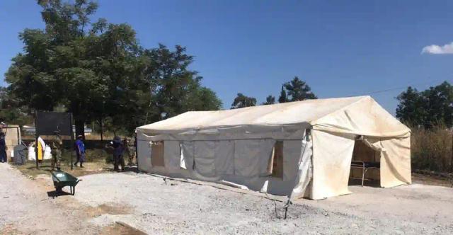 PICTURES: Gweru District Taskforce Inspect Temporary Isolation Centre For Coronavirus Patients