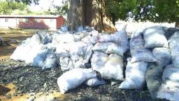 PICTURES: Police Seize Truck Full Of Charcoal Bound For Harare