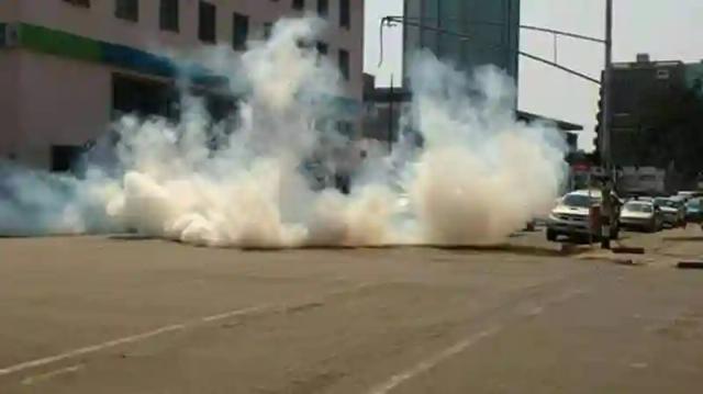 Police Fire Teargas To Disperse Mourners At The Funeral Of The Man Who Died In Police Custody In gweru