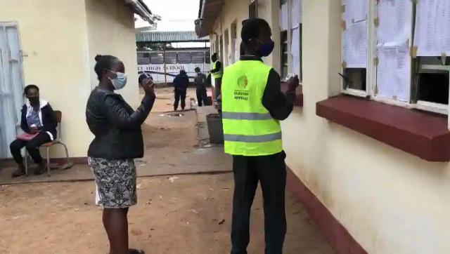 Teachers Protesting Against ZEC Over Unpaid Wages For Work During August 2023 Elections