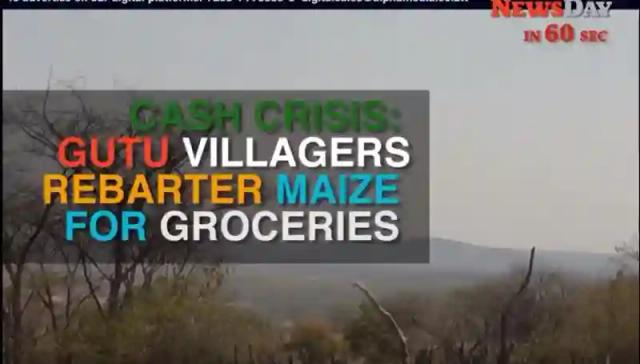Video: Villagers now doing barter trade for groceries due to cash shortages