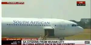 WATCH LIVE: The Arrival Of South Africans From Wuhan China