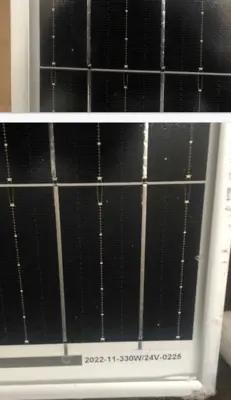 330watts Monocrystalline panels 