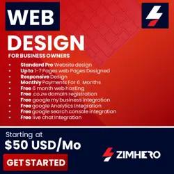 50 web design monthly installments 