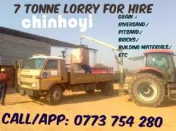 7 tonne lorry for hire 