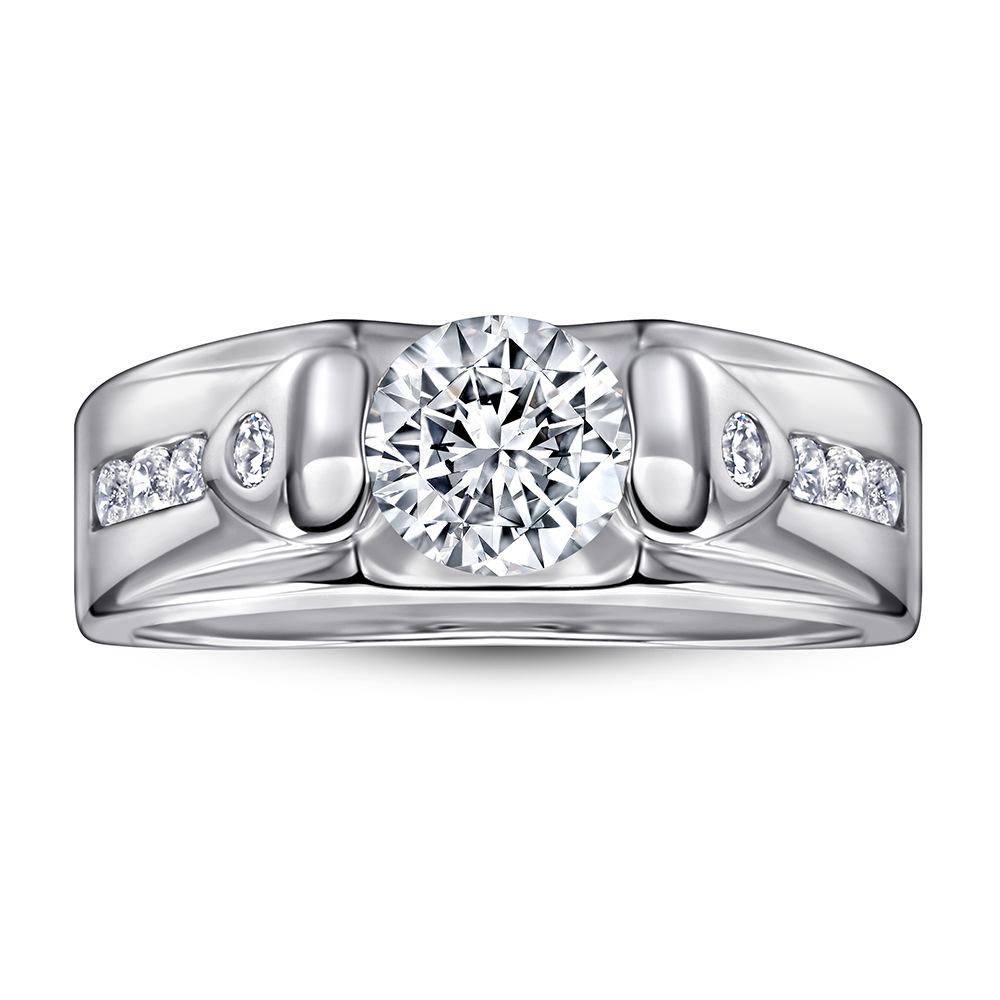 💍Men's Original s925 Sterling Silver Wedding Engagement Ring