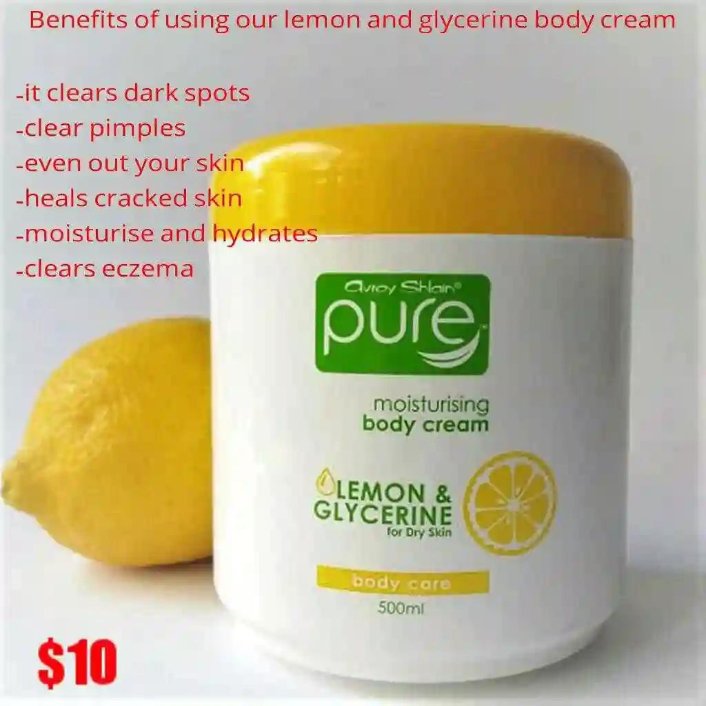 Avroy Shlain Lemon and Glycerine Body Cream
