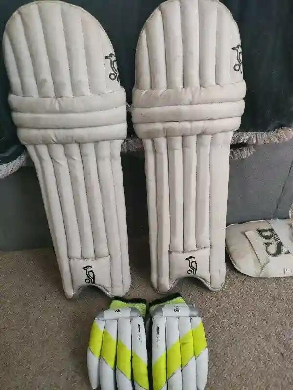 Cricket Pads and Gloves