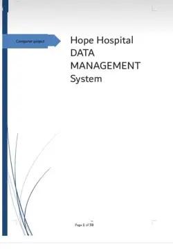 Hospital Data Management System