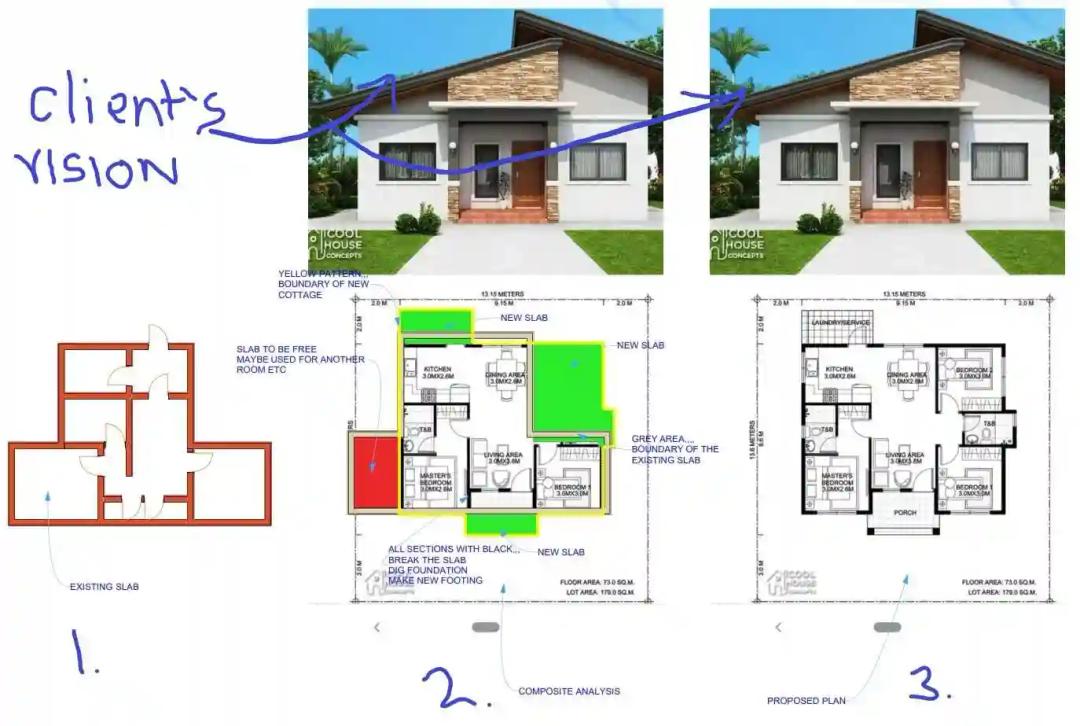 house plan for building extensions and aulterations