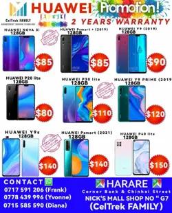 Huawei cellphones on PROMOTION