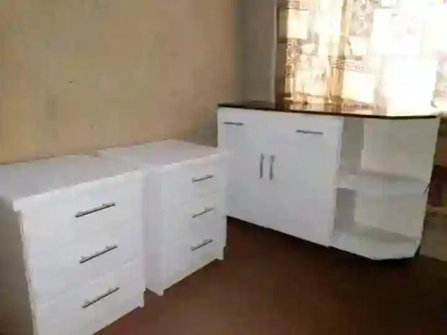 Kitchen unit and bedside tables