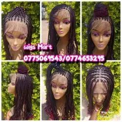 Knotless box braid wigs
