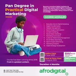 Pan Degree in Practical Digital Marketing Course