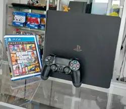 Playstation 4 Slim with 2 Gamepads and 7 Games