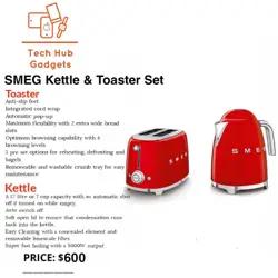 Smeg kettle and toaster set
