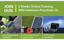 Solar /CCTV camera installations training online