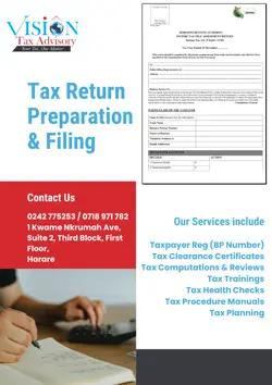Tax Reg, Planning, Return Prep & Filing Services