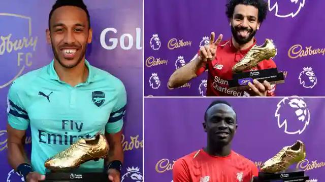 3 African Players Share The EPL Golden Boot Award
