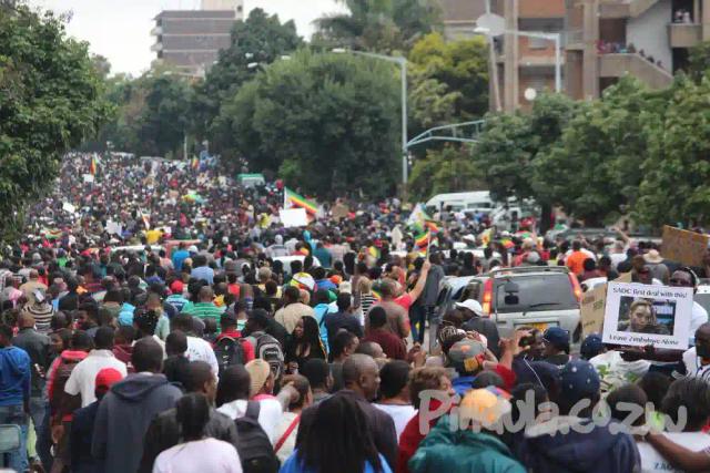 30 #SolidarityMarch Photos Showing What Happened Today in Zimbabwe. (UPDATE)