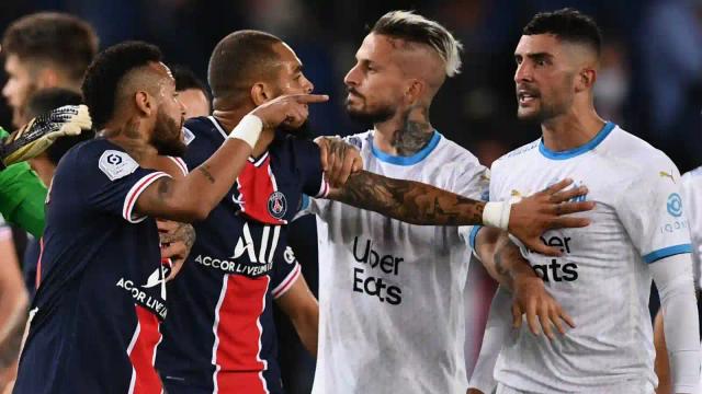 5 Red Cards Issued In 2 Minutes During PSG, Marseille Match