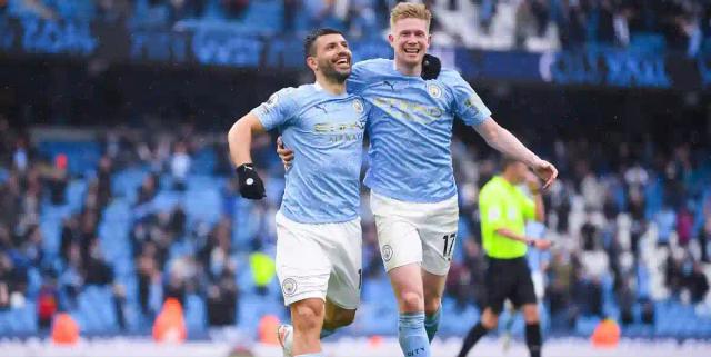 Aguero Seal City Career In Style, Breaks Rooney's Record