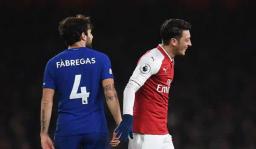 "Bossed It Man," Fabregas Message To Ozil After Arsenal Win Against Manchester United