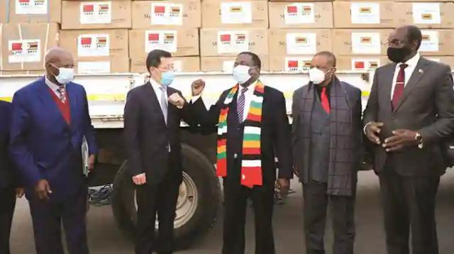 Chinese Communist Party Donates PPEs To ZANU PF
