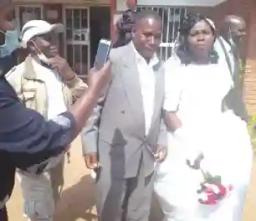Chipinge Woman Snatches Cake At Only Daughter's Wedding