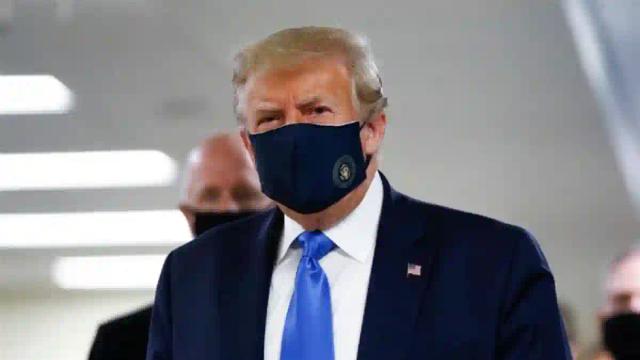 Donald Trump Wears Mask In The Public For The First Time As COVID-19 Cases Surge