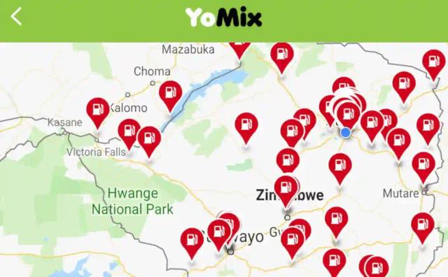 Econet Introduces Fuel Finder In Yo Mix App