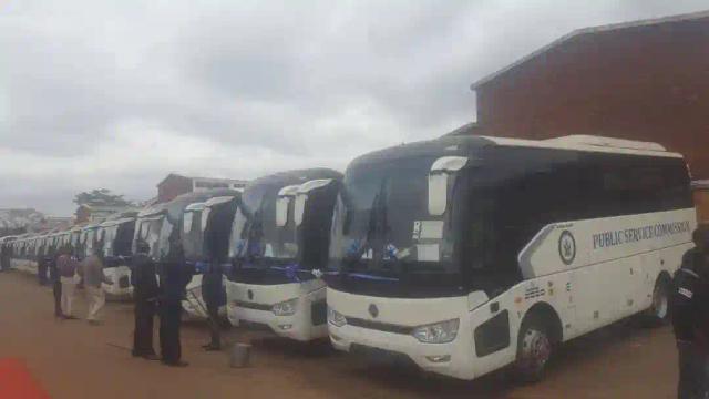 ED Hands Over 25 Buses To Civil Servants
