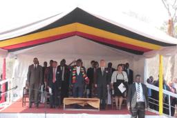 ED Officiates At The US$21 Million Japan-financed Road Project In Makuti