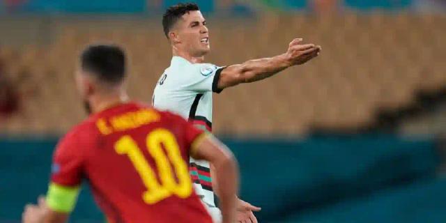 EURO 2020: Hazard Goal Sends Ronaldo, Portugal Packing