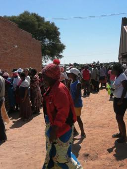 Fake Soldier Arrested At A Mealie-Meal Queue
